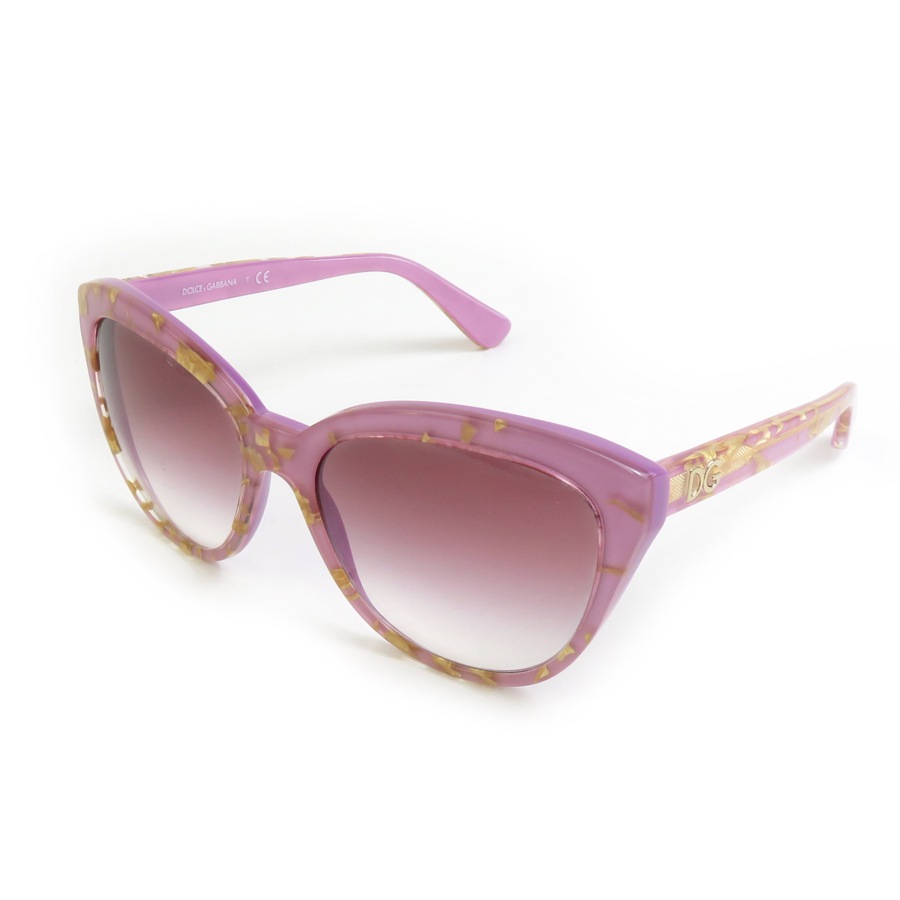ドルチェアンドガッバーナ DOLCE&GABBANA サングラス プラスチック パープル レディース 56238a