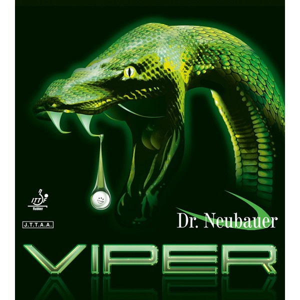 JUIC ジュウイック ジュイック 粒高ラバー 横目 Dr.Neubauerバイパー VIPER 1154-BK 卓球ラバー