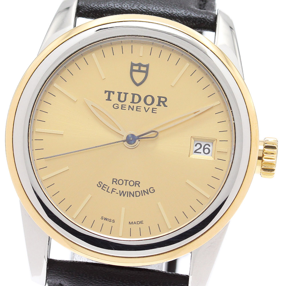 チュードル TUDOR 55003 グラマー デイト YGベゼル 自動巻き メンズ _871688【中古】