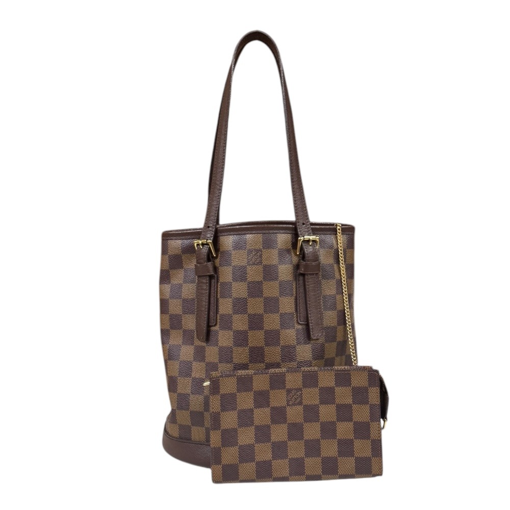 ルイヴィトン マレ ダミエ ショルダーバッグ ダミエキャンバス N42240 ブラウン LOUIS VUITTON 中古