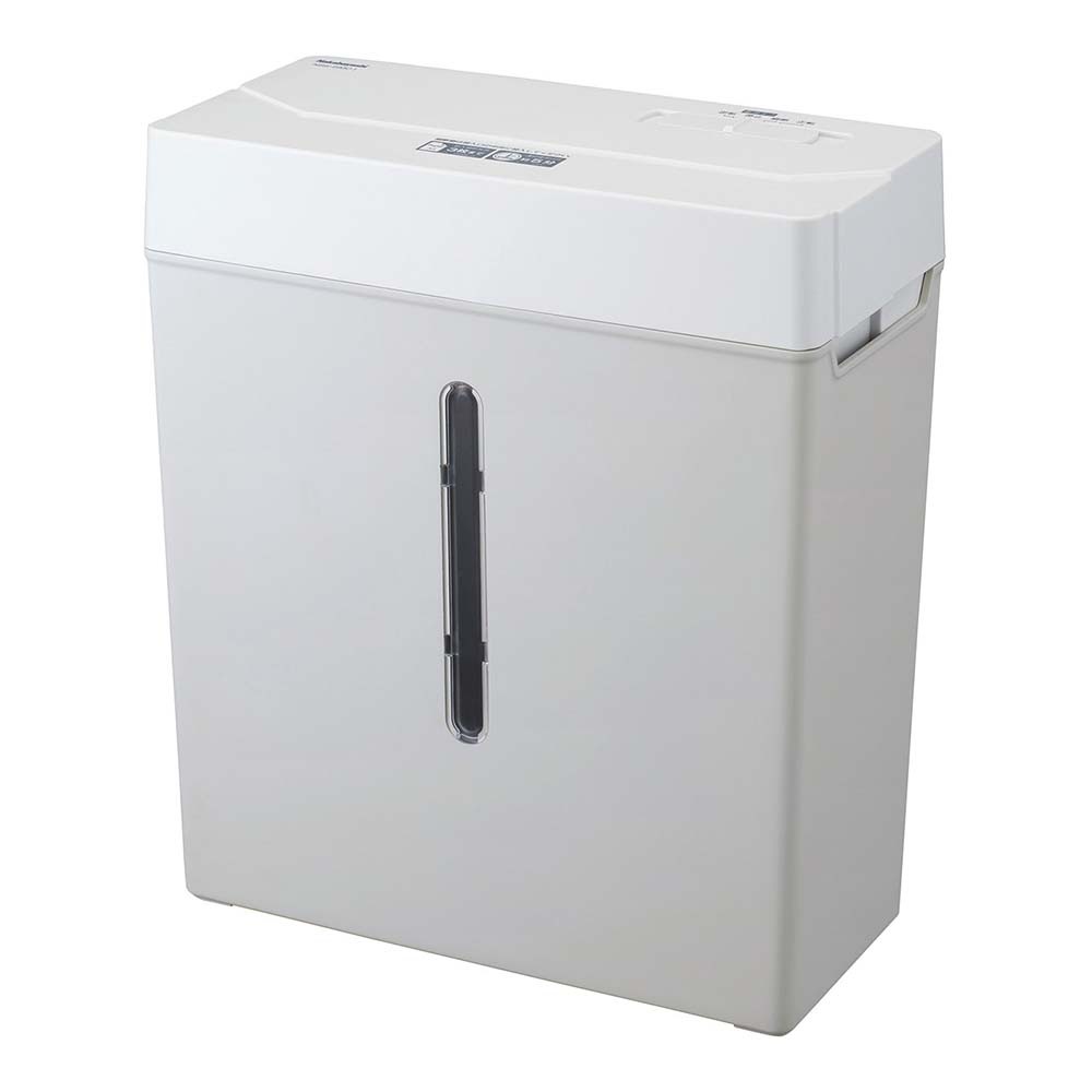 ナカバヤシ nakabayashi パーソナルシュレッダ マイクロカット グレー NSE-SM01GY スリム コンパクト シンプル マイクロカット 静音 安心設計