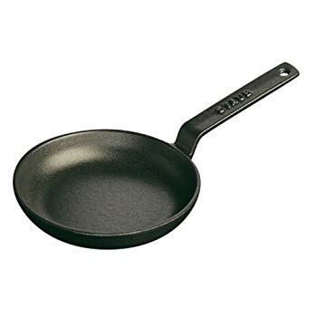 staub ストウブ ミニフライパン ブラック 12cm グリルパン IH対応 Grill & Frying Pan 40509-529