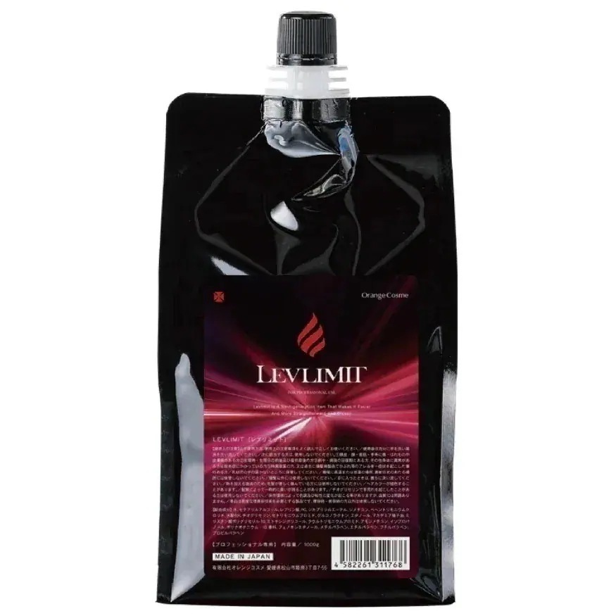 [国内正規品]オレンジコスメ LEVLIMIT (レブリミット） 1000ｇ Orange Cosme髪質改善 髪管理 次世代酸熱補正アイテム 簡単 ストレート感 艶感 グルコノラクトン レブリン酸