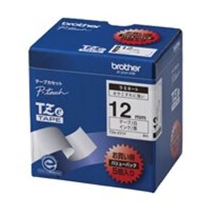 brother ブラザー工業 文字テープ/ラベルプリンター用テープ (幅：12mm) 5個入り TZe-231V 白に黒文字 5,489円