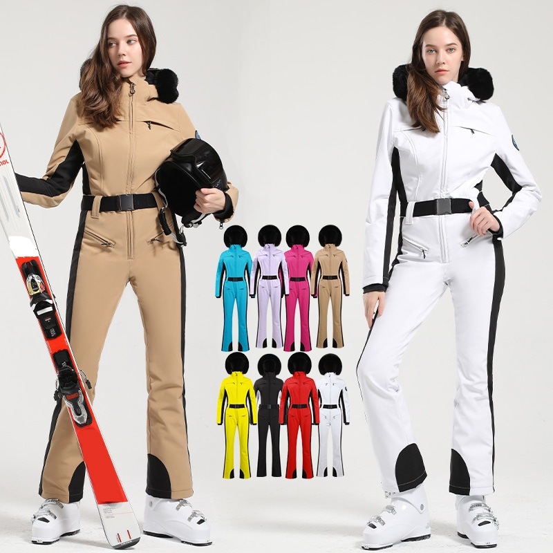 スノーボードウェアスノボウェアつなぎスキーウェア上下セットセットアップレディースメンズ男女兼用スノーボードウェア防寒着