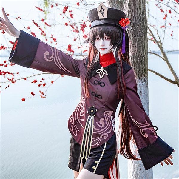 [激安本日限定]原神 胡桃（フータオ） 風　コスプレ衣装　イベント パーティー コスチューム 変装 仮装