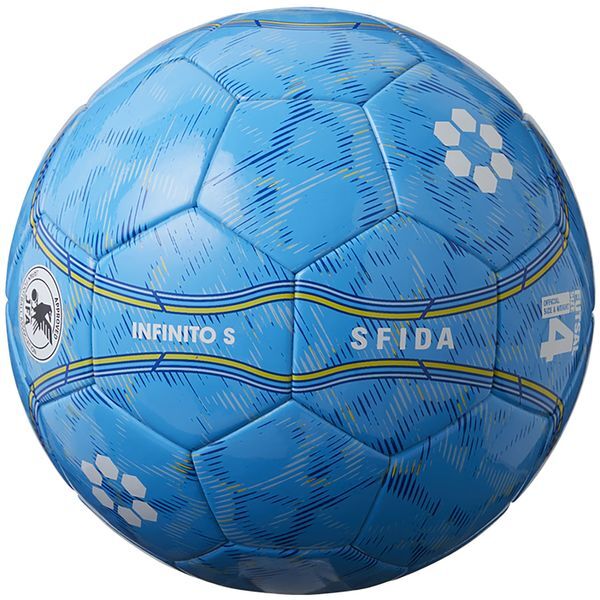 フットサルボール INFINITO S THERMAL 4 ブルー 4 SB24IS01 SAX