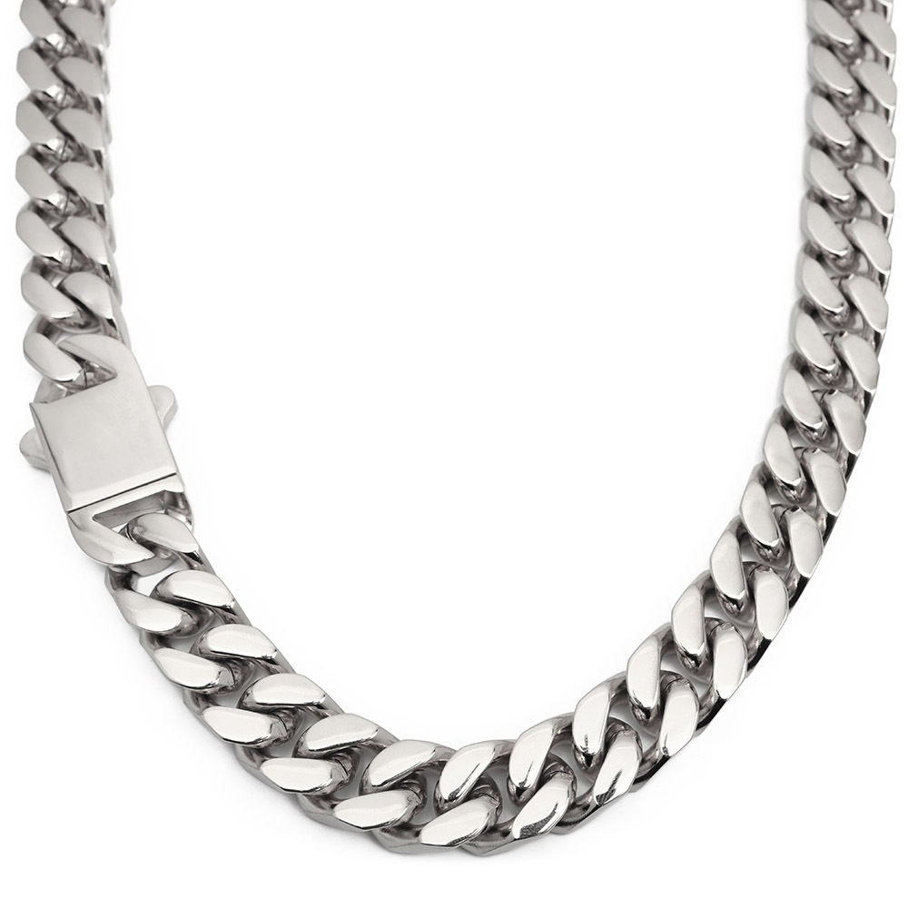 ステンレス 4面カット喜平ネックレス [n403-s-14mm]