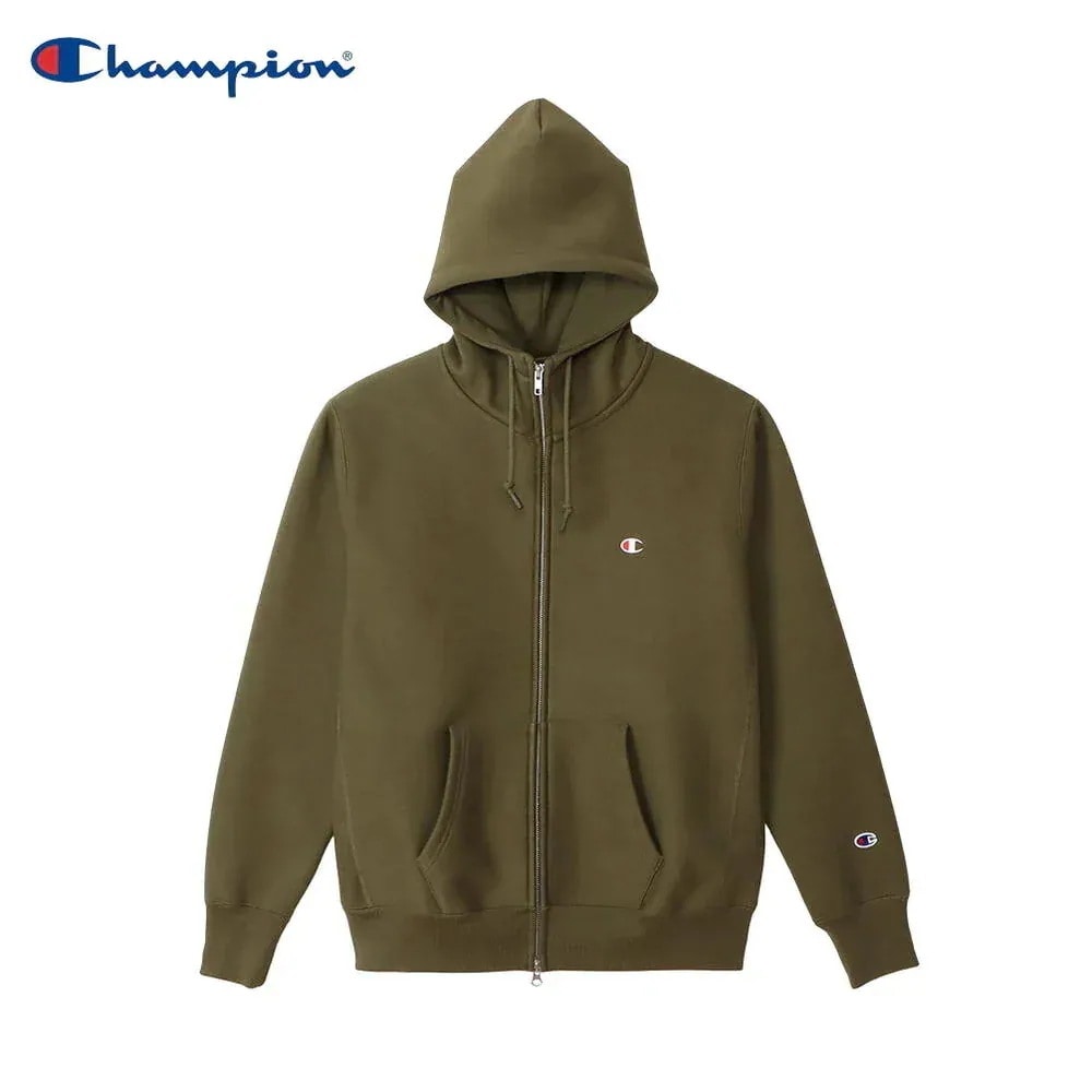 正規品 リバースウィーブ R ジップ フーデッド スウェット シャツ C3-U124 オリーブ/655 防風 透湿 保温 撥水 裏起毛 13,745円