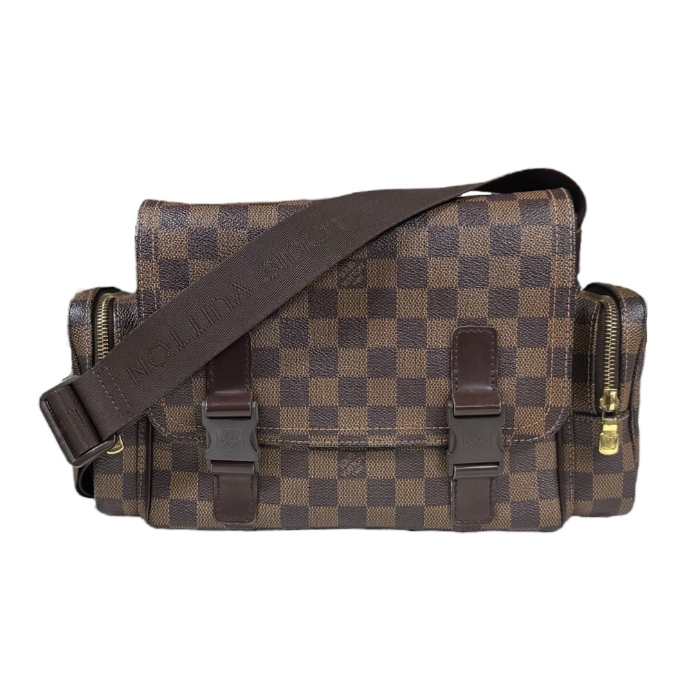 ルイヴィトン リポーター メルヴィール ダミエ ショルダーバッグ ダミエキャンバス N51126 ブラウン LOUIS VUITTON 中古