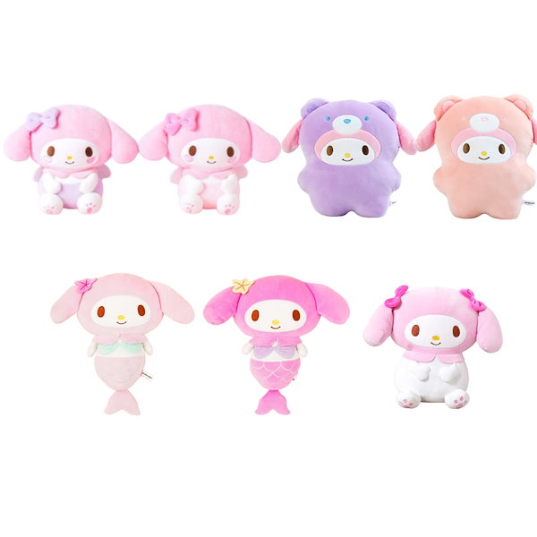 Qoo10] マイメロディ ぬいぐるみ7種 韓国 ダイ