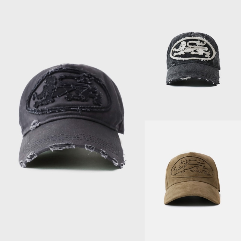 【BADBLOOD】 25FW MYSTIC BIG PATCH BALL CAP : 3COLORS