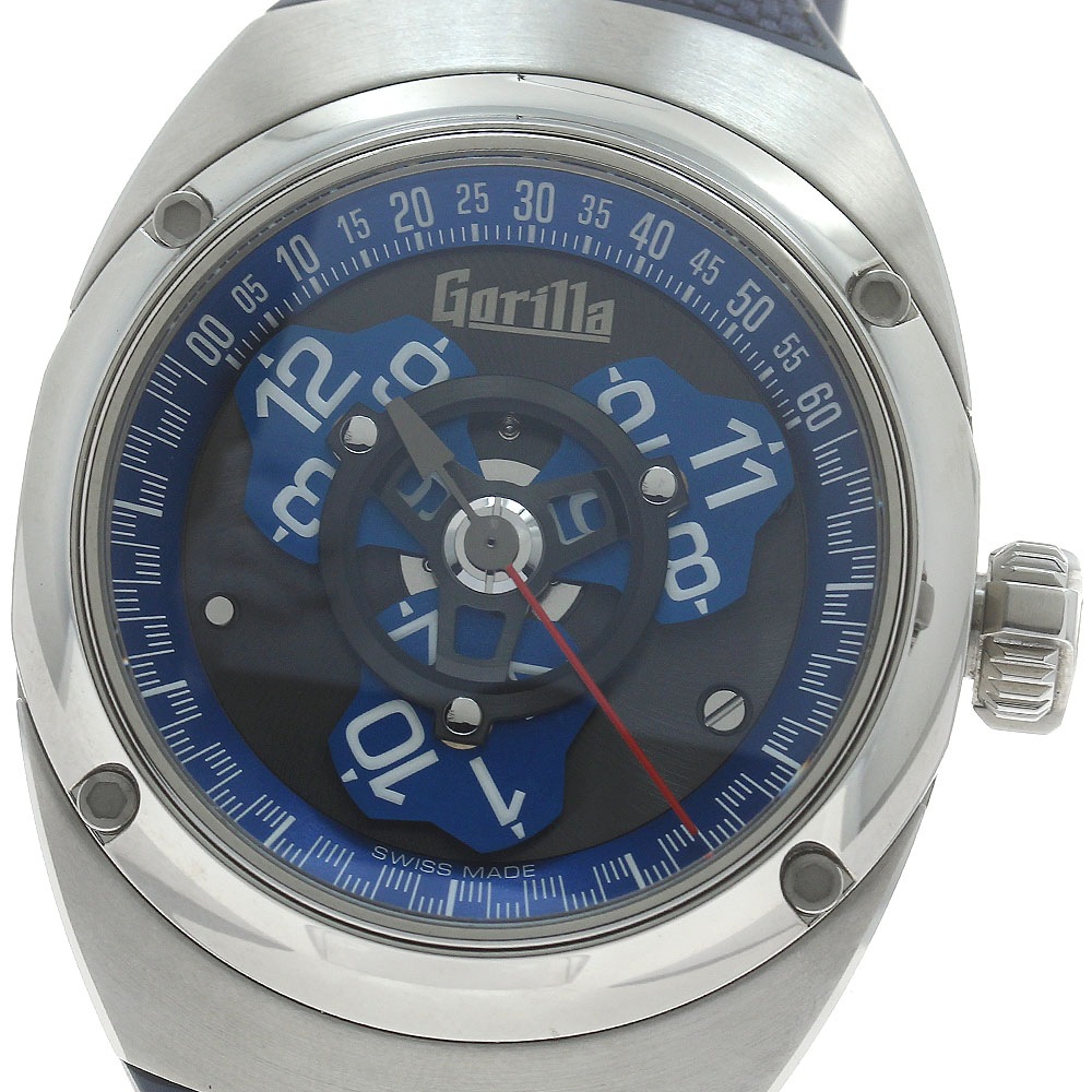 ゴリラ Gorilla OTN01.0 アウトロー・ドリフト 世界限定250本 自動巻き メンズ 極美品 箱・保証書付き_876456【中古】