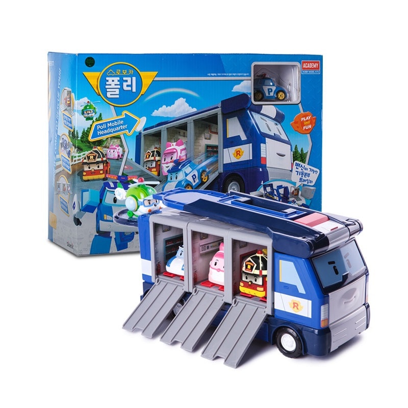 ロボカポリ機動本部トレーラー（ダイキャストポリ付き）ミニカーボ管箱ミニカーキャリア 6,981円