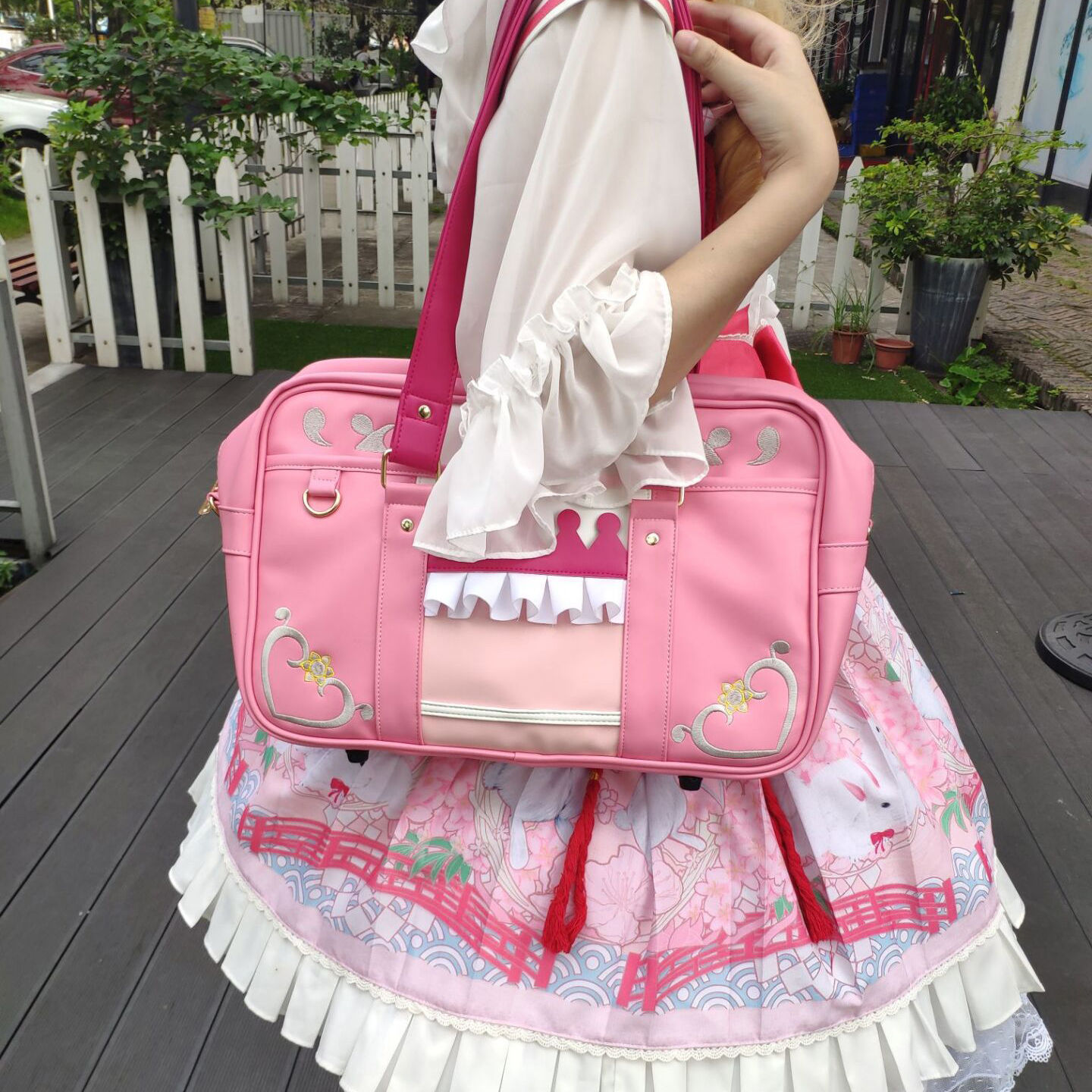 現物/双子星王女オリジナル同人jk制服シングルバッグ痛バッグlolitaバッグ学生バッグ