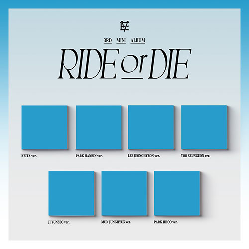 【セット/アルバム7種】 EVNNE - RIDE or DIE (Digipack VER.)
