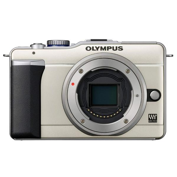 【中古】オリンパス OLYMPUS E-PL1ボディ シャンパンゴールド SDカード付き