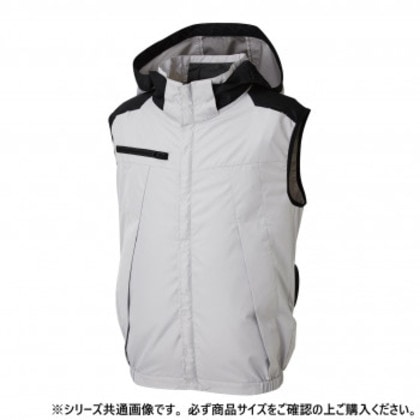 サンエス チタン加工ベスト 6:シルバー LL KF92502