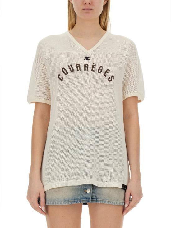 COURREGES Women Tops 124JTS113 JS00941003 IVORY