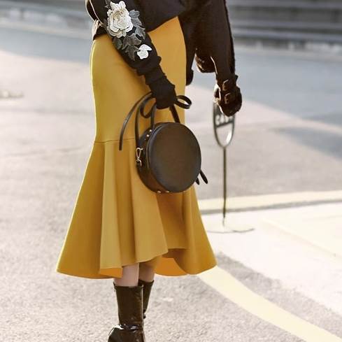 レディース ボトムス スカート ミディアム丈スカート マーメイドスカート ミディアム丈 タイト