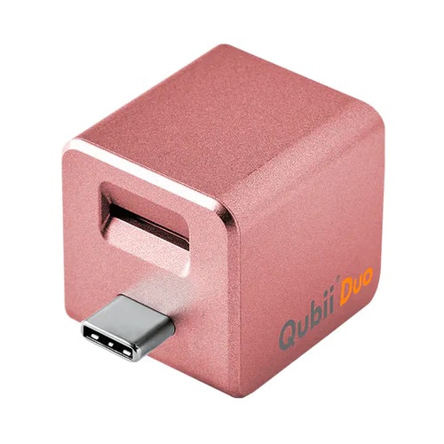 Qubii MKPQCRG バックアップ機能付き USBアダプター Qubii Duo USB Type-C（ローズゴールド） MKPQCRG