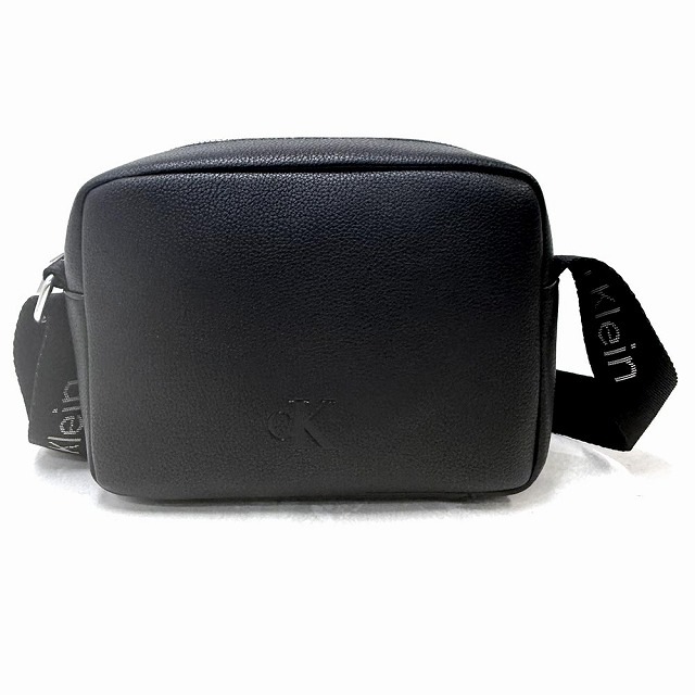 Calvin Klein Jeans カルバンクライン アウトレット フェイクレザー クロスボディ カメラバッグ ショルダーバッグ 4K3018G 001