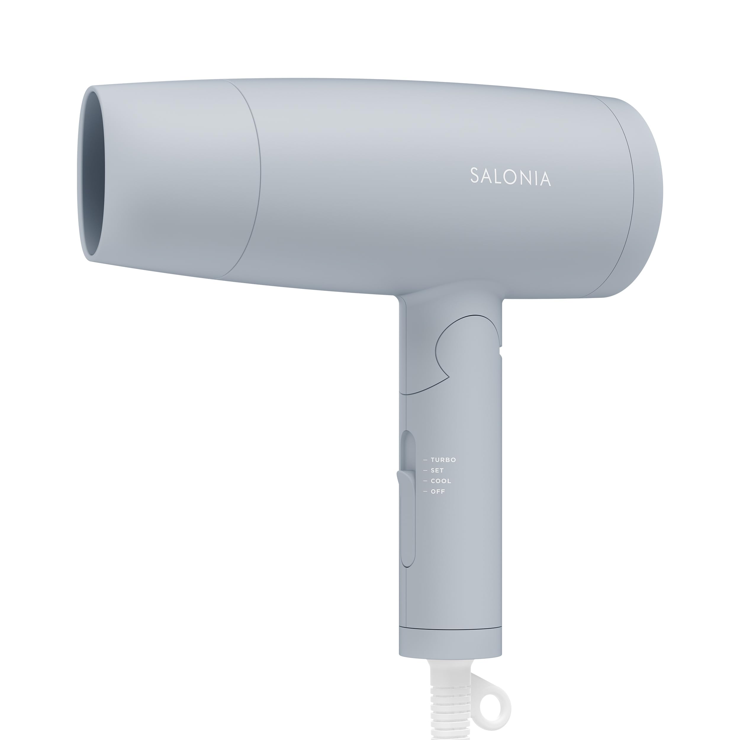 【2025年秋冬限定カラー】 SALONIA サロニア スピーディーイオン ドライヤー 大風量 速乾 軽量 マイナスイオン ヘアドライヤー SAL24217GR サイレント アイスグレー