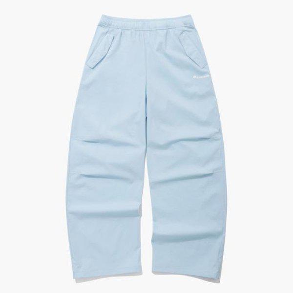 パンツ JQS QQ122OPT28-GBL ウィメンズ ストレッチ ウーブン ワイド ストレート パンツ / GREEN BLUE