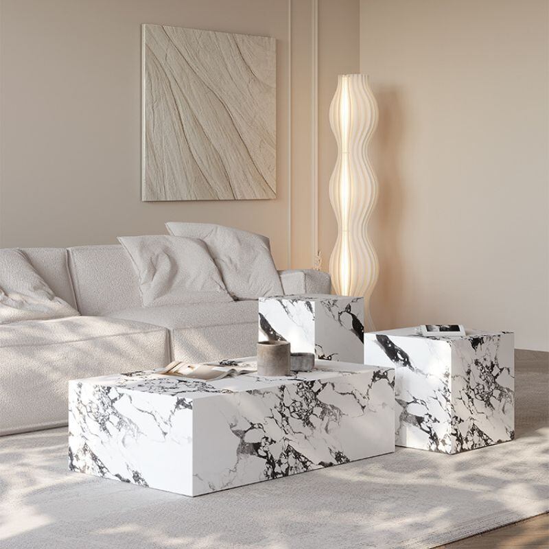 サイドテーブル スツール 台座 コーヒーテーブル 大理石風 ラグジェアリー ホテルライク モダン インテリア おしゃれ 高級感 海外インテリア オフィス リビングルーム