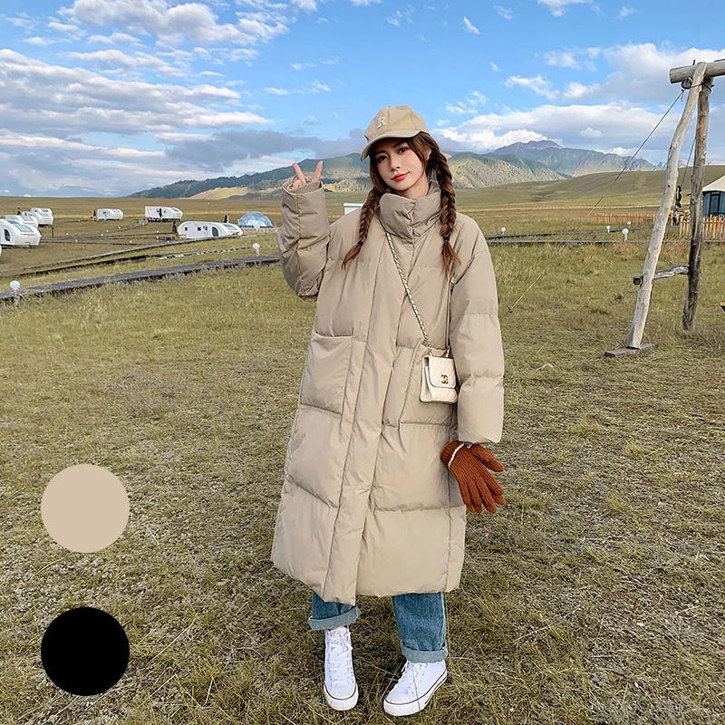 レディース服 ダウン 大人気 韓国 コート ダウンジャケット レディース 韓国 ダウン コットン ロングコート 韓国 ダウンコート ファッション MF30 大きいサイズ コート アウター