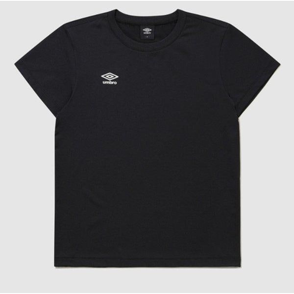 ポリスパンウーマンズスモールロゴ半袖Tシャツ B1 UR122SRS12 BLK0 WHT0