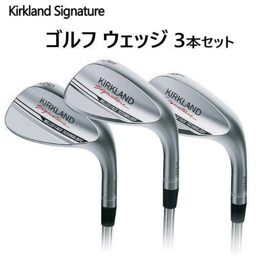 カークランドシグネチャー ゴルフ ウェッジ 3本セット ロフト角 52度 56度 60度 右利き用
