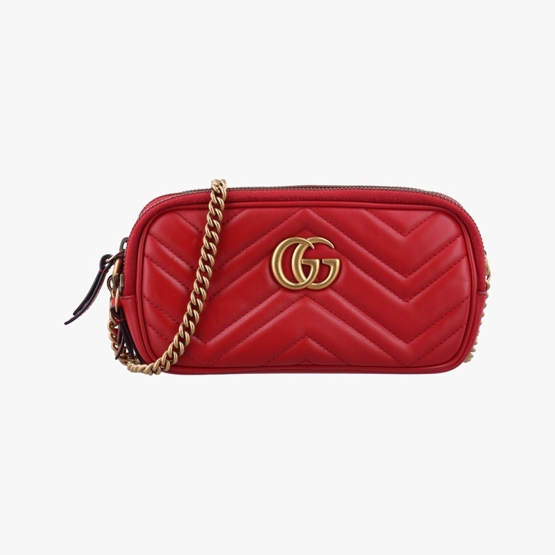 GGマーモント レッド レザー 546581 中古