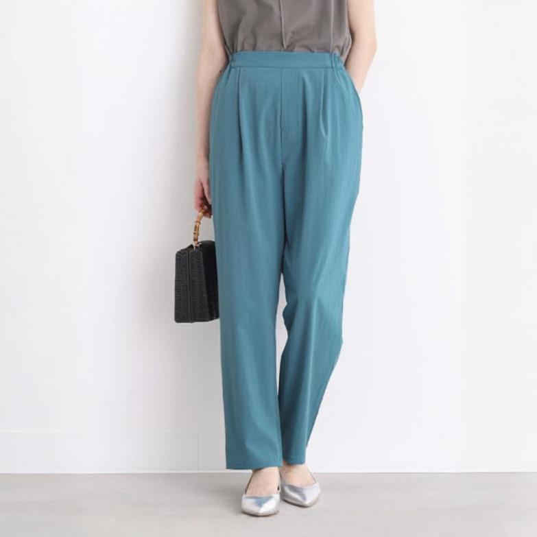 ボトムス パンツ ロングパンツ テーパードパンツ ハイウエスト ポケット ロング丈 かわいい 大人可愛い きれいめ シンプル 上品 おしゃれ かっこいい カジュアル こなれ感 個性的 主役級 存在感