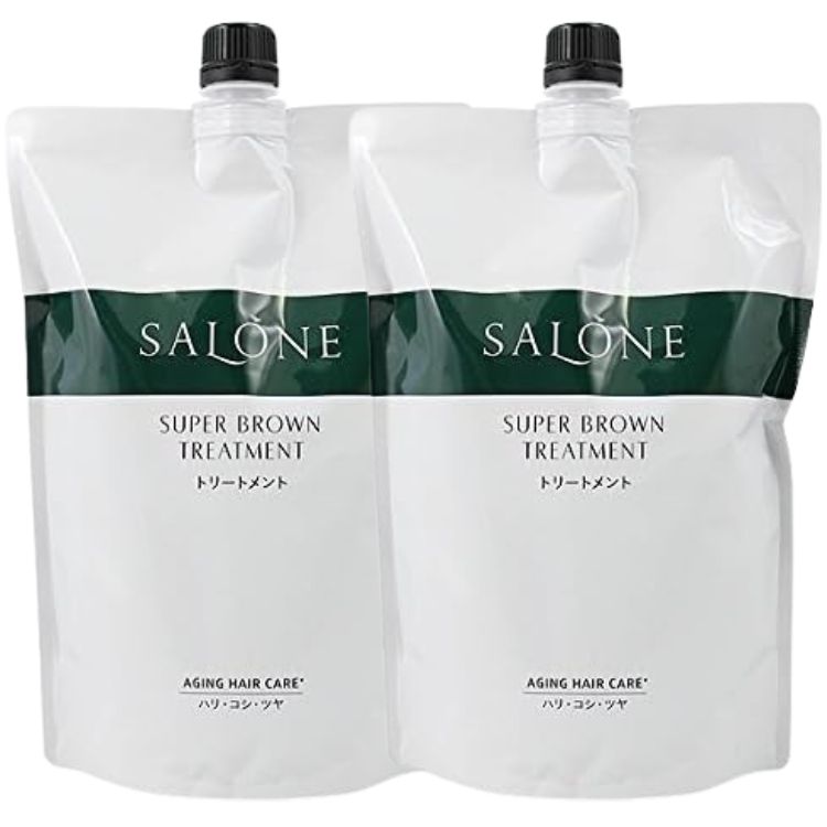 2個セット パシフィックプロダクツ サローネ スーパー ブラウン トリートメント 800g 詰替え用 レフィル エイジングケアトリートメント