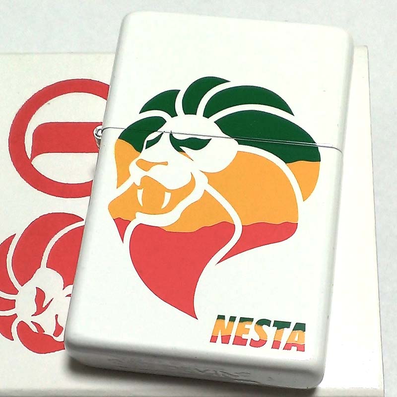 ネスタ ライター ラスタカラー DEVIN 日本製 NESTA オイルライター ホワイト メンズ 白 おしゃれ かっこいい プレゼント ギフト