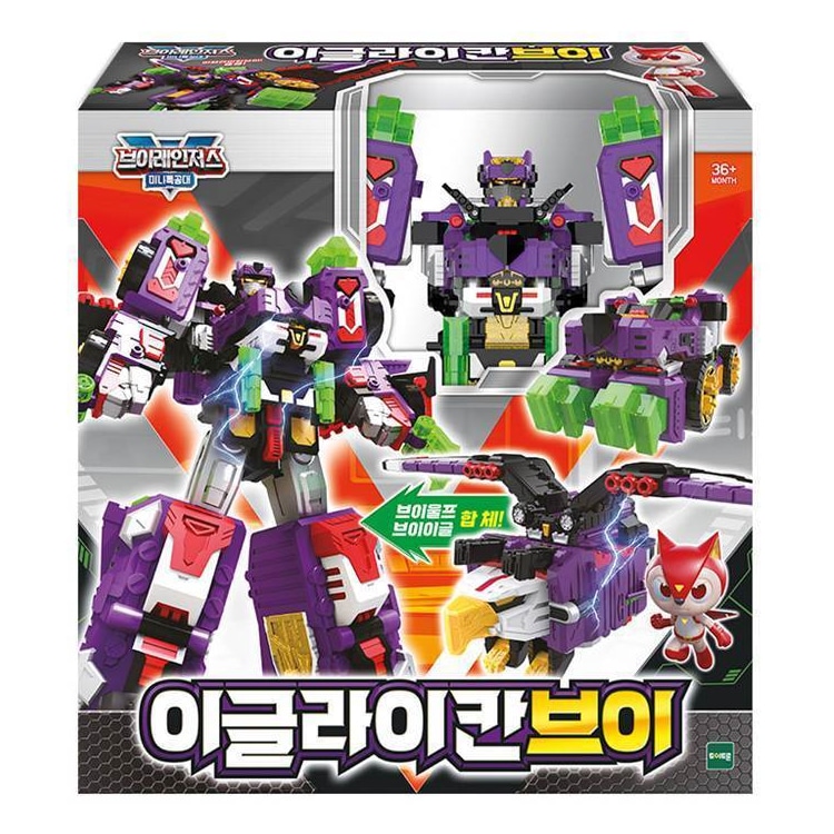 [正規品] ミニ特攻隊 イグライカンブイ / ブイレンジャーズ/イグライカンV/イーグルライカンV/ウルフ/イーグル/合体ロボット/変身ロボット/合体ロボット/正品/新型/レオブルズ/トライノと合体可