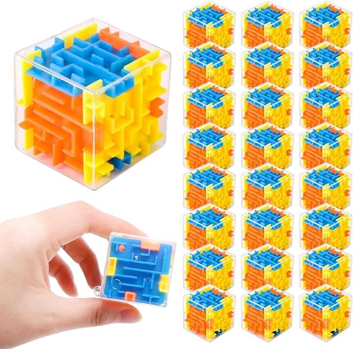 ミニキューブ 立体迷路 立体パズル キーホルダー おもちゃ 景品 子供 縁日 イベント 祭り 3D