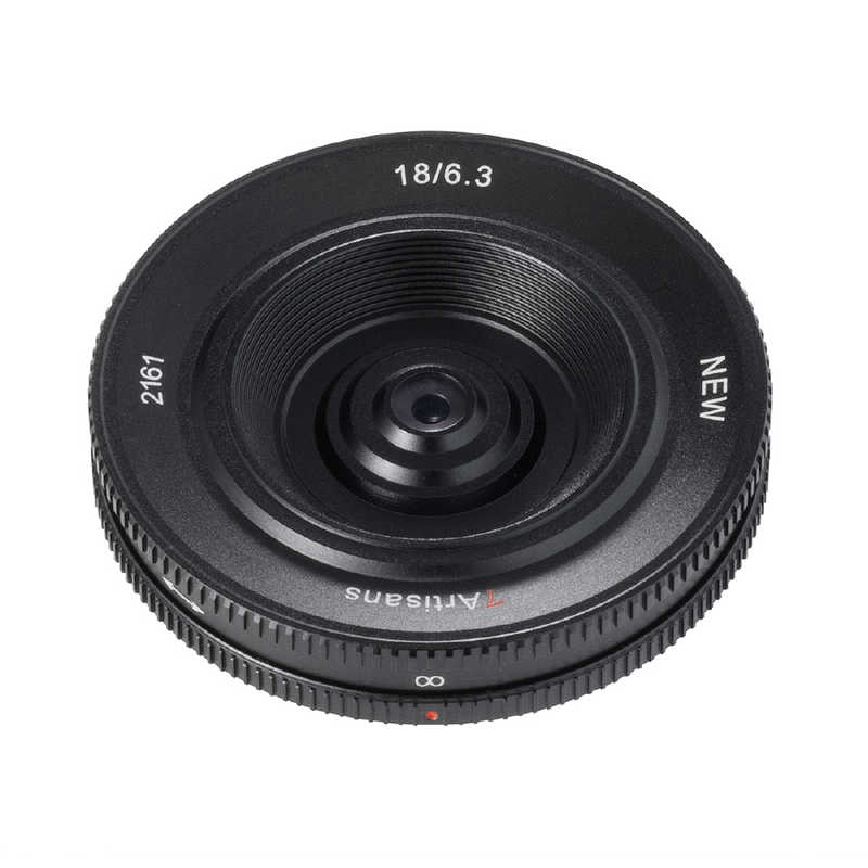七工匠　7Artisans ボディキャップレンズ 18mm F6.3 II ソニーEマウント (APS-C) ブラック　1863EB2