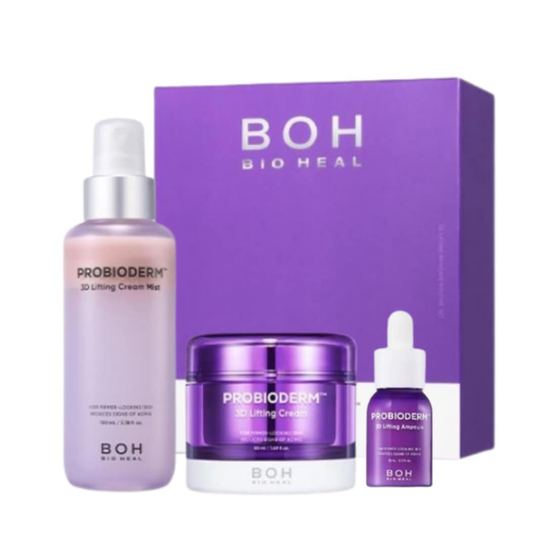[BOH プロバイオダム3Dリフティング スキンケア企画セット] BOH 3Dリフティングクリームミスト100ml+リフティングクリーム50ml+アンプル15ml / ボリューム弾力ケア/韓国コスメ