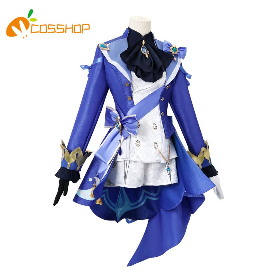 げんしん　genshin フリーナ・ドゥ・フォンテーヌ 風　ウィッグ付き　コスプレ 衣装 演出服 変装 cosplay 仮装 二次会 イベント パーティー