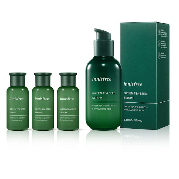 [計4個1+3] グリーンティー シードセラム セット 160ML+30MLX3