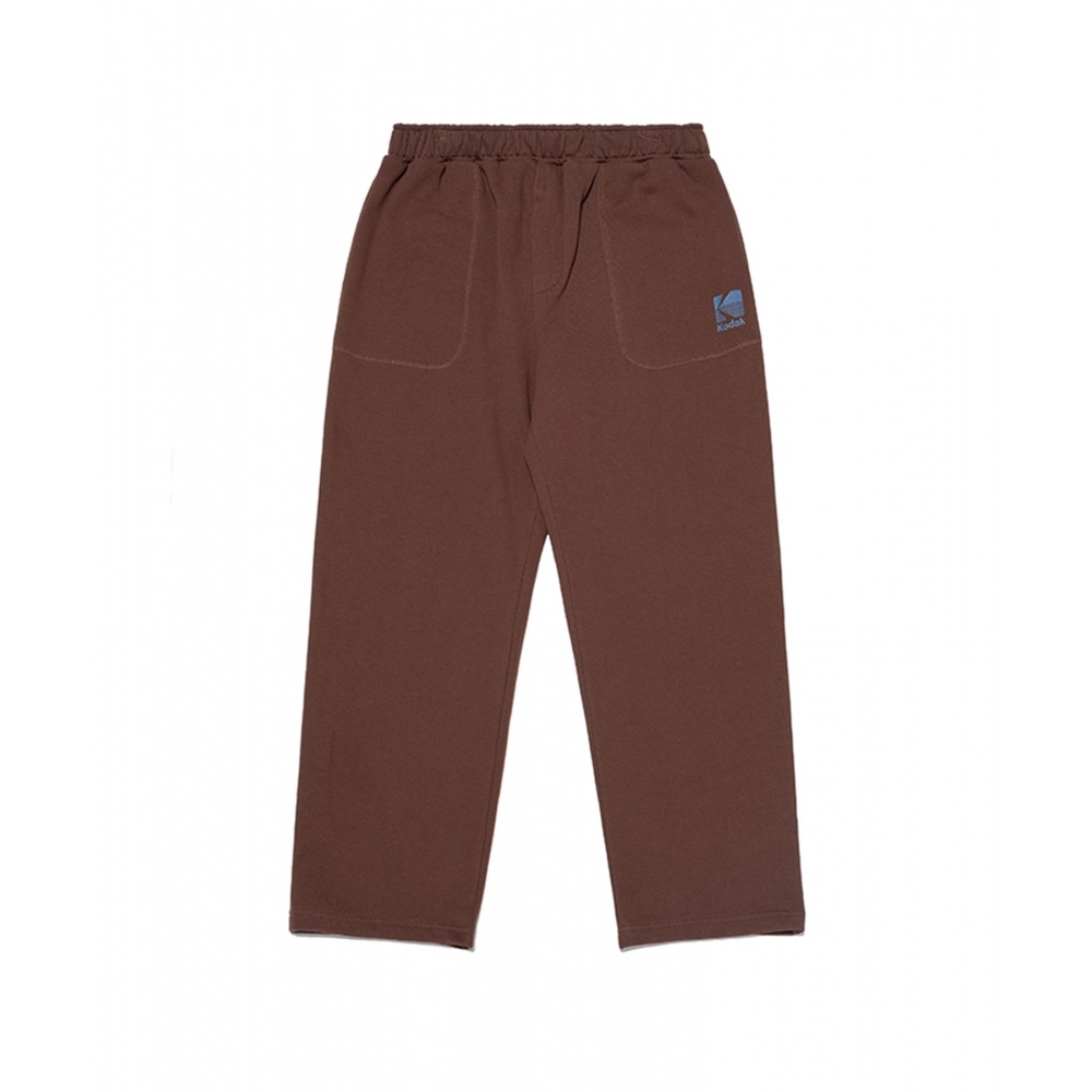 コダックエッセンシャルシグネチャーストレートフィットパンツブラウン