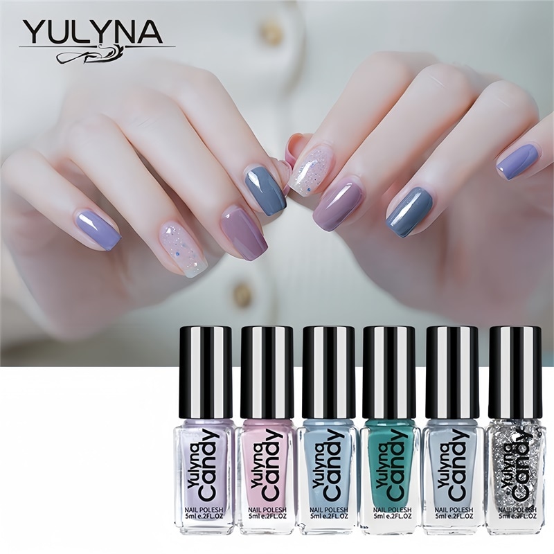 Qoo10] YULYNA ネイル マニキュア 6本セット ギフト : ネイル