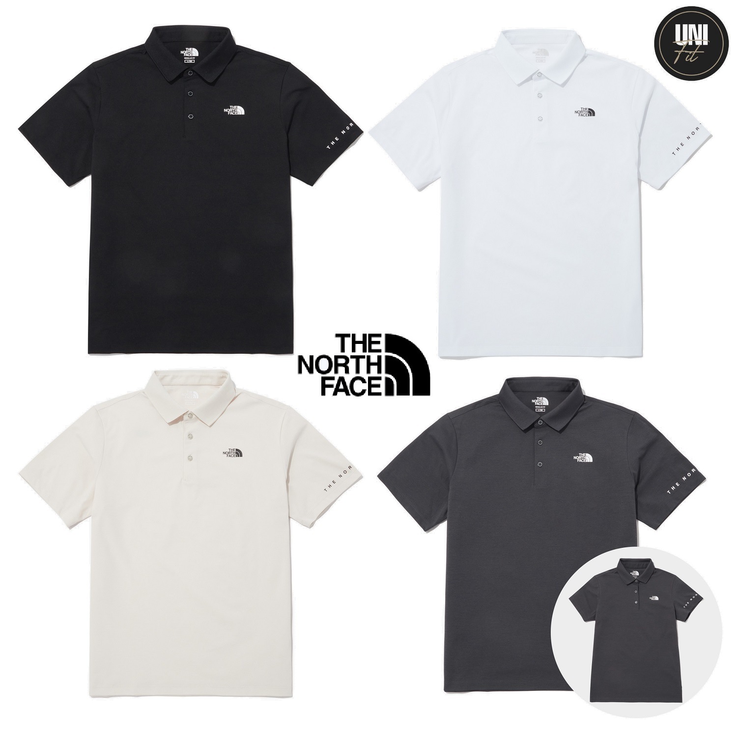STINSON S/S POLO 4色 ノースフェイス 新商品 韓国人気 男女共用 韓国ファッション マンツーマン シャツ 女性服 韓国スタイル 学生ファッション 肝節期 夏のファッション 新学期