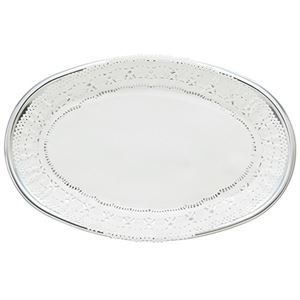 （まとめ） アートナップ パーティープレート レースペーパー付 大 PA-08 1パック（2枚） 10セット