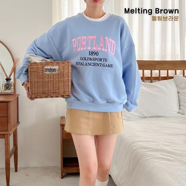 レディース長袖TシャツルーズフィットマンツーマンPL25