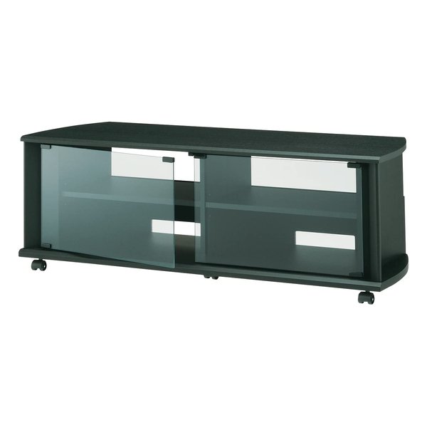 テレビ台 4352V型対応 ブラック木目 スタンダードタイプ TV-BS120H