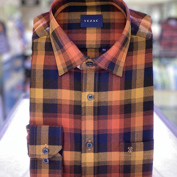 男性起毛レギュラーフィットマルチチェック_s