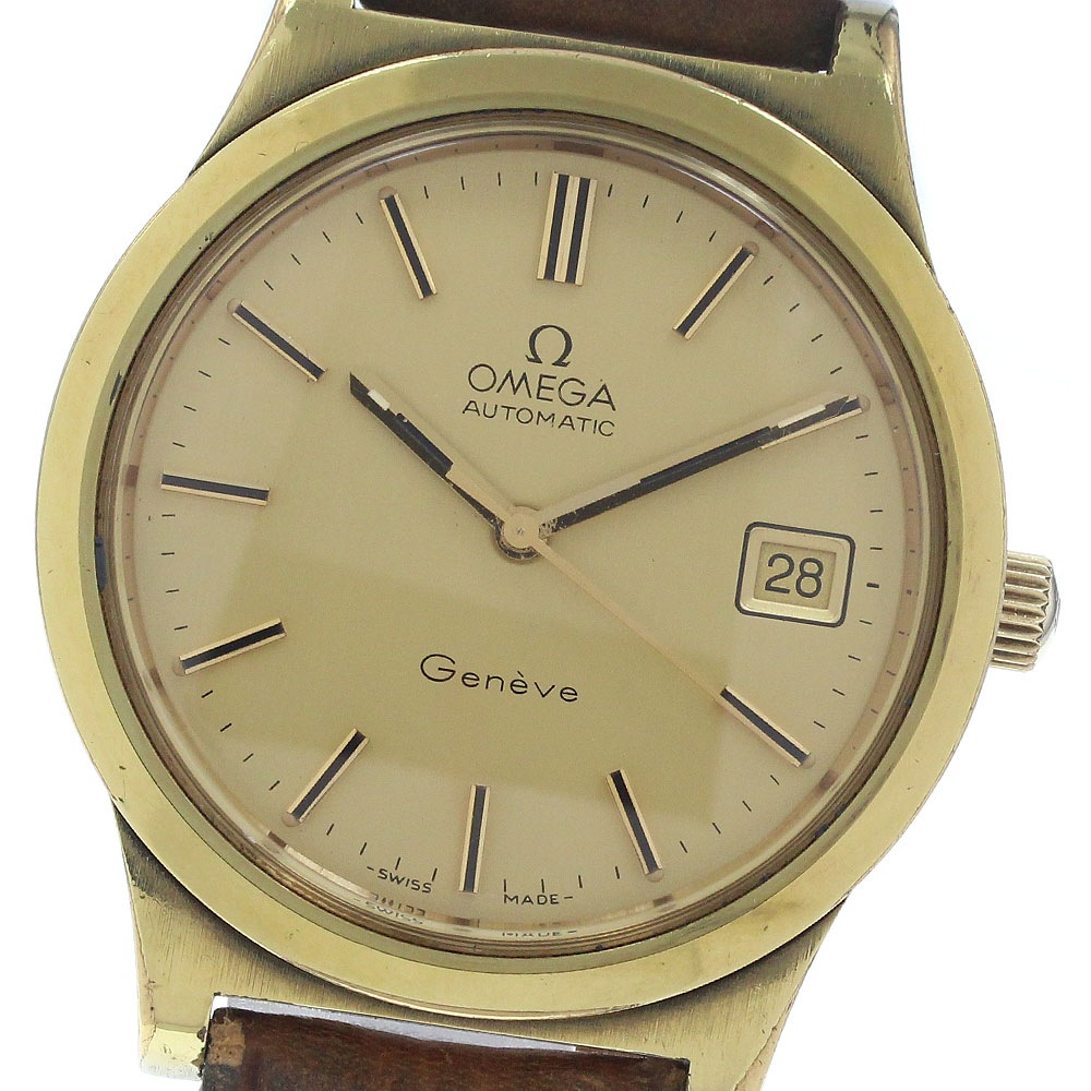 オメガ OMEGA 166.0168 ジュネーブ デイト Cal.1012 自動巻き メンズ _950458【中古】